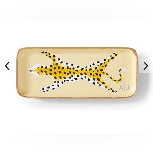 Mark & Graham Cheetah Print Tray with Gold Accents